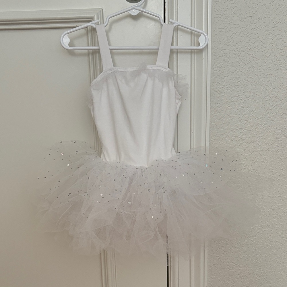 Little Girls Sparkle Dot Tank Tutu Dress